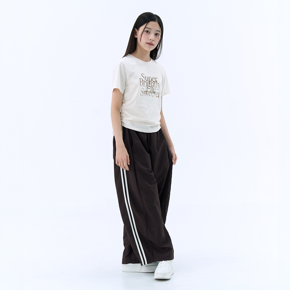 더데이걸 걸리쉬 허리 셔링 포인트 티 TGRA26508 - 상세 이미지 4