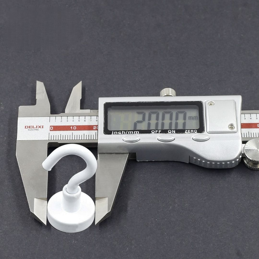 초강력 네오디움 화이트 자석 홀더 네오디뮴 고리 원형, 20mm - 상품 이미지