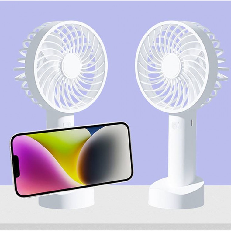 폰세상 LED 핸드 거치형 선풍기 C타입 탁상용 - 상품 이미지