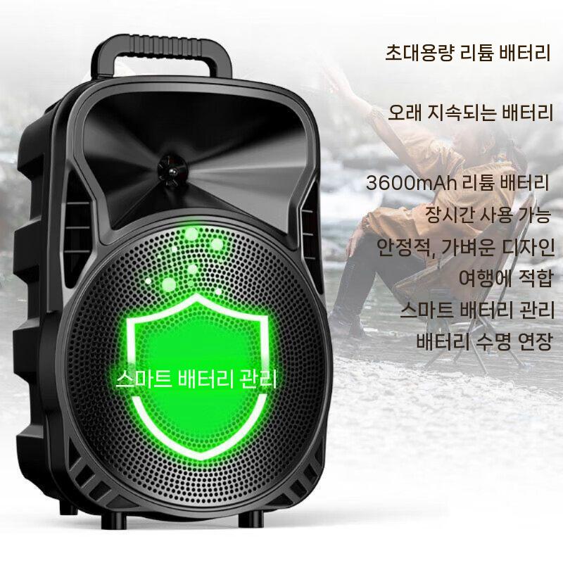 외부 야외 앰프 스피커 블루투스 휴대용 사운드바 무선 컴퓨터 스탠드 게이밍 카페 캠핑 PC - 상세 이미지 5
