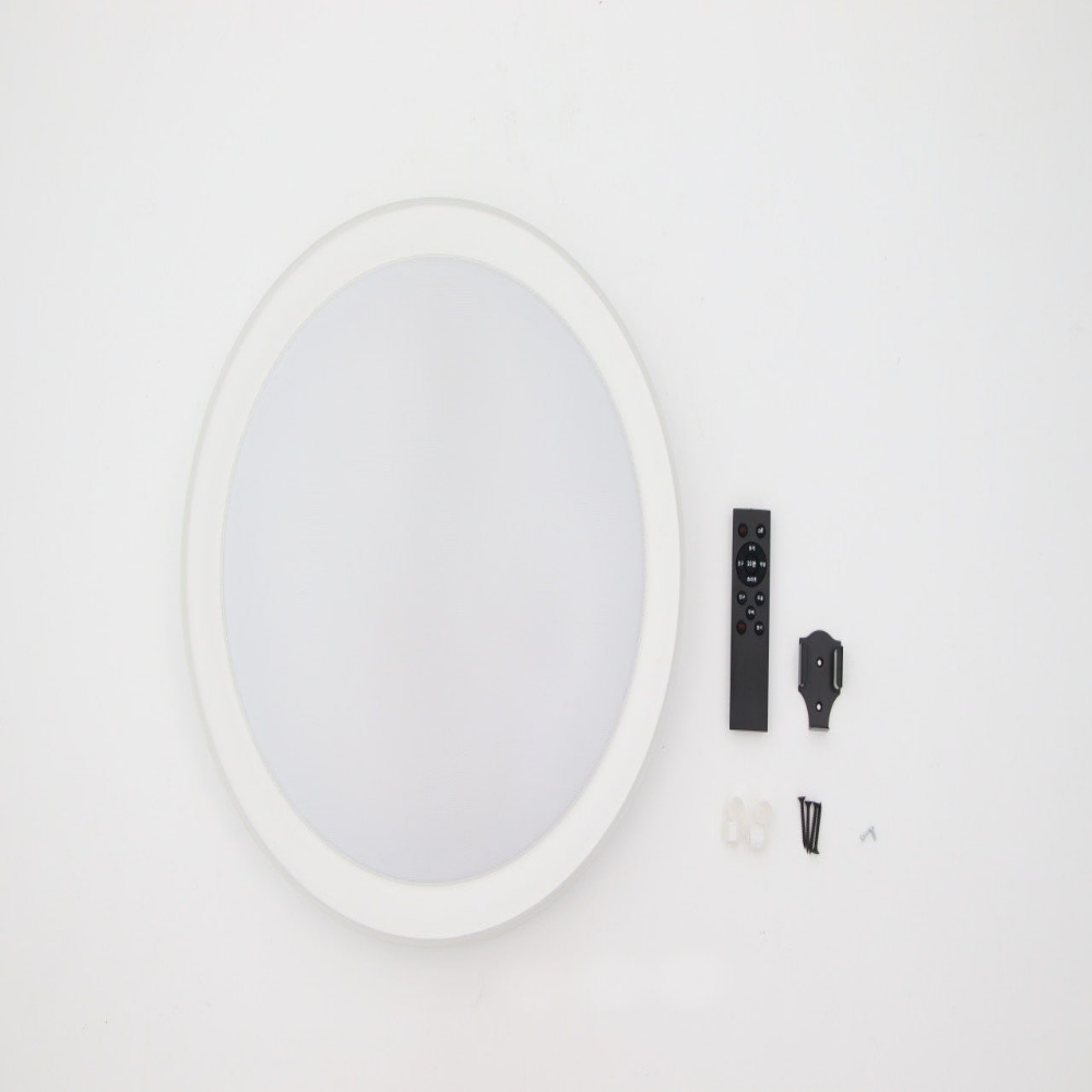 LED 리모컨 원형 방등 안방등 전등 75W, 주광색주백색전구색 - 상세 이미지 2