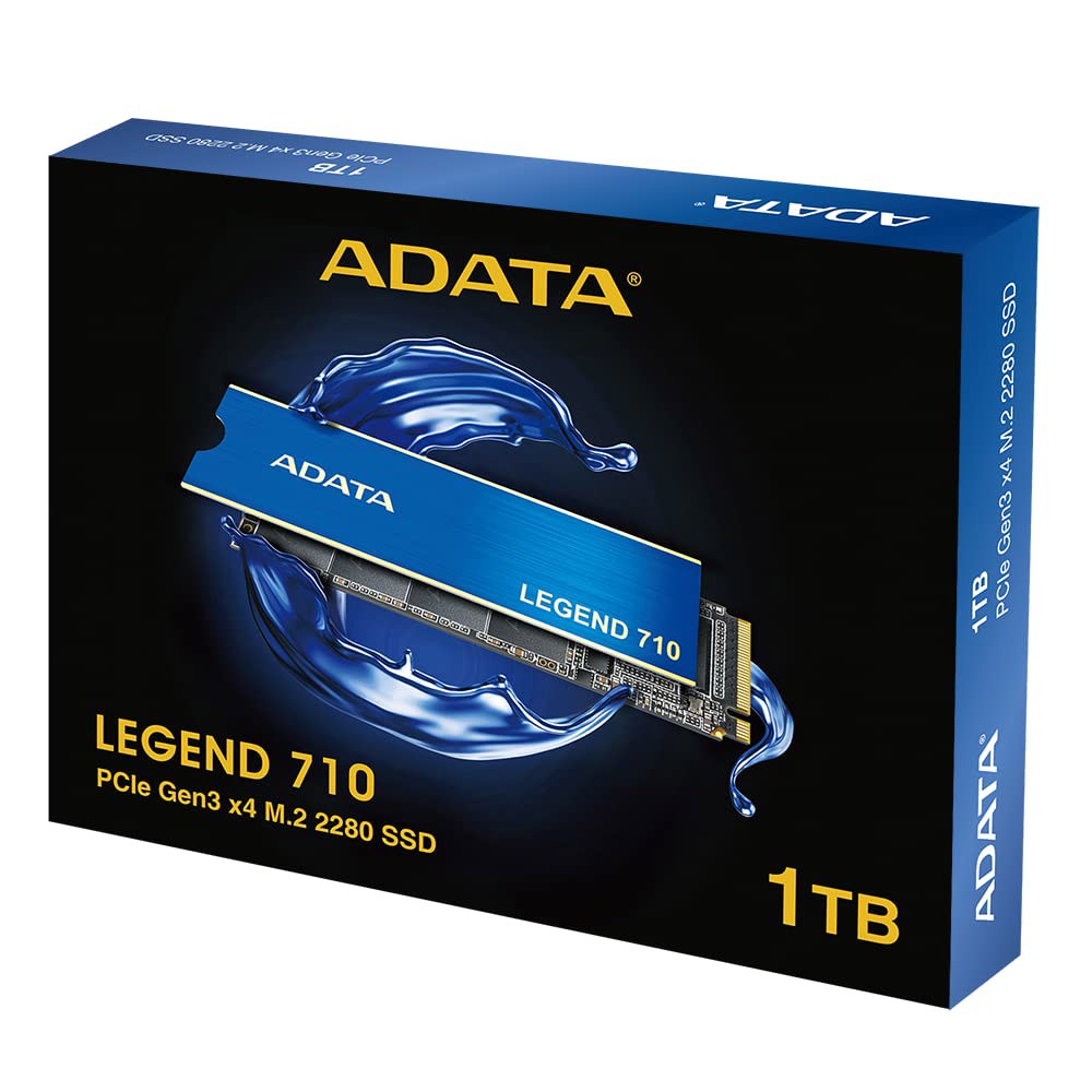 ADATA SSD 레전드 710 M.2 1TB PCIe Gen3 x 4 2280 솔리드 스테이트 드라이브, 크리에이터 게이밍을 위한 디자인, 읽기 속도 최대 2,400MB/s, - 상세 이미지 2