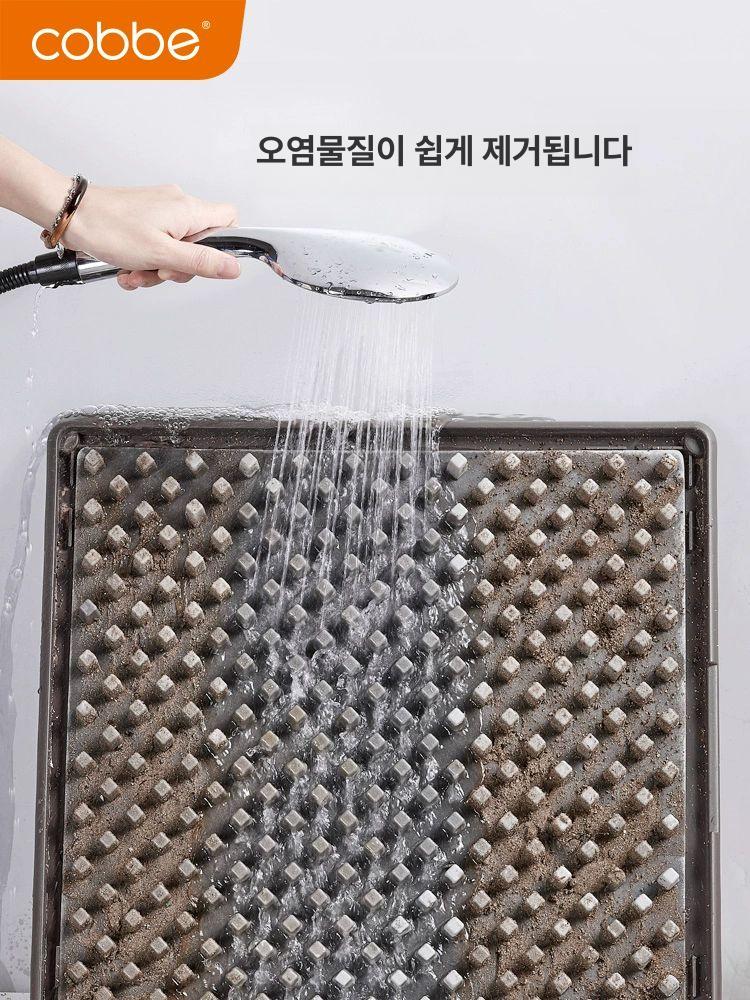 발판소독기 신발살균 자동 방역매트 식품공장 위생 클린룸 산업용 청결 입구 현관 - 상세 이미지 5