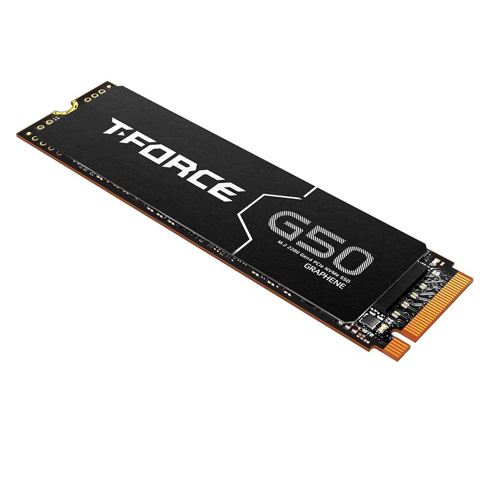 TEAMGROUP T-Force G50 1TB SLC 캐싱 3D TLC NAND NVMe InnoGrit PCIe Gen4x4 M.2 2280 게이밍 SSD, 초박형 그래핀 히트 - 상세 이미지 2
