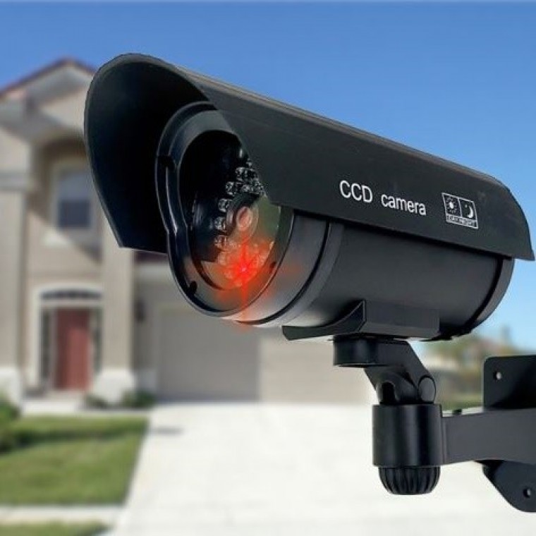 원통 돌출형 가짜 모형 CCTV 카메라 감시 방범 - 상품 이미지