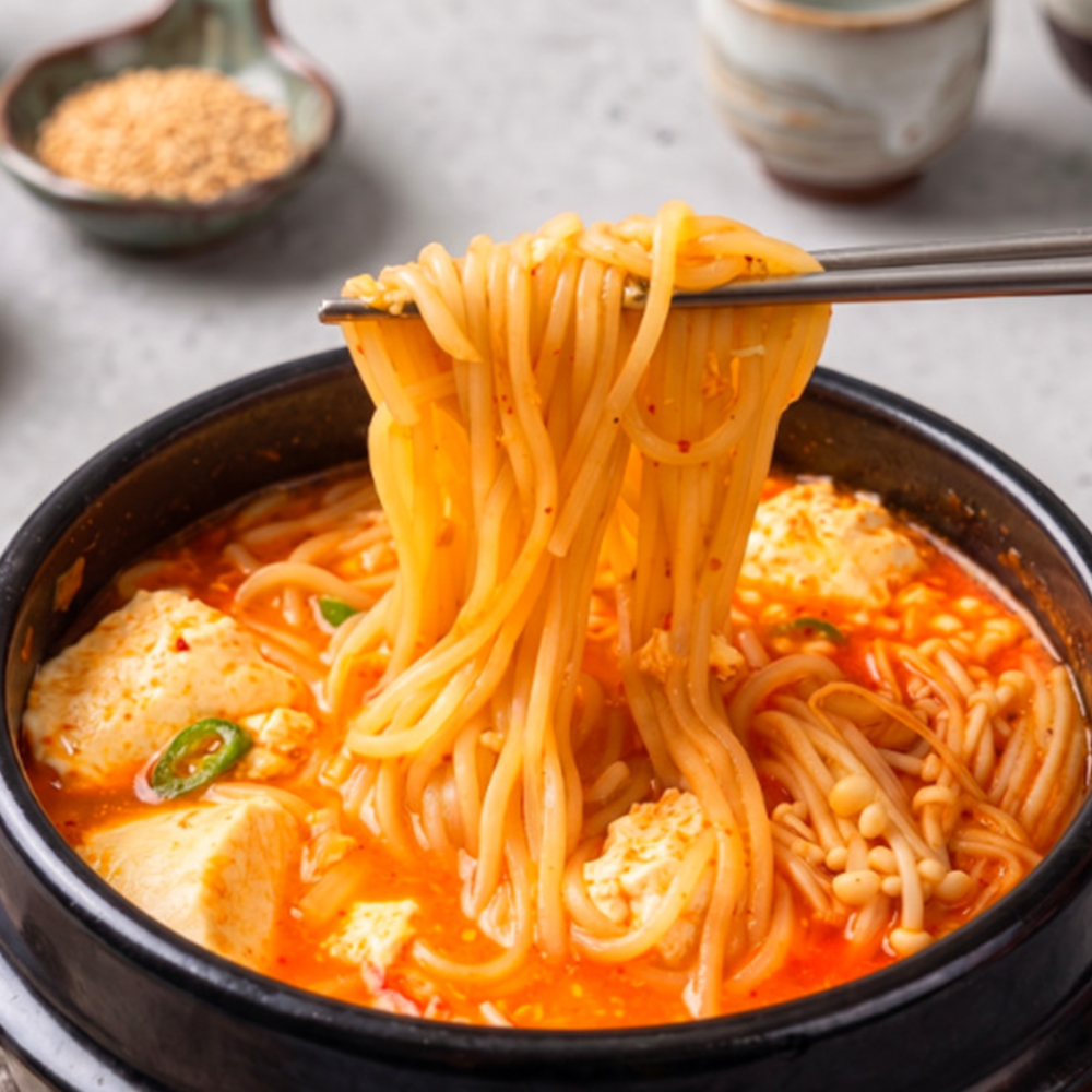 [광명맛집2인분]깜짝 놀랄 감칠맛 몽글몽글 순두부쫄면 1.2kg/ 환상조합 - 상세 이미지 2