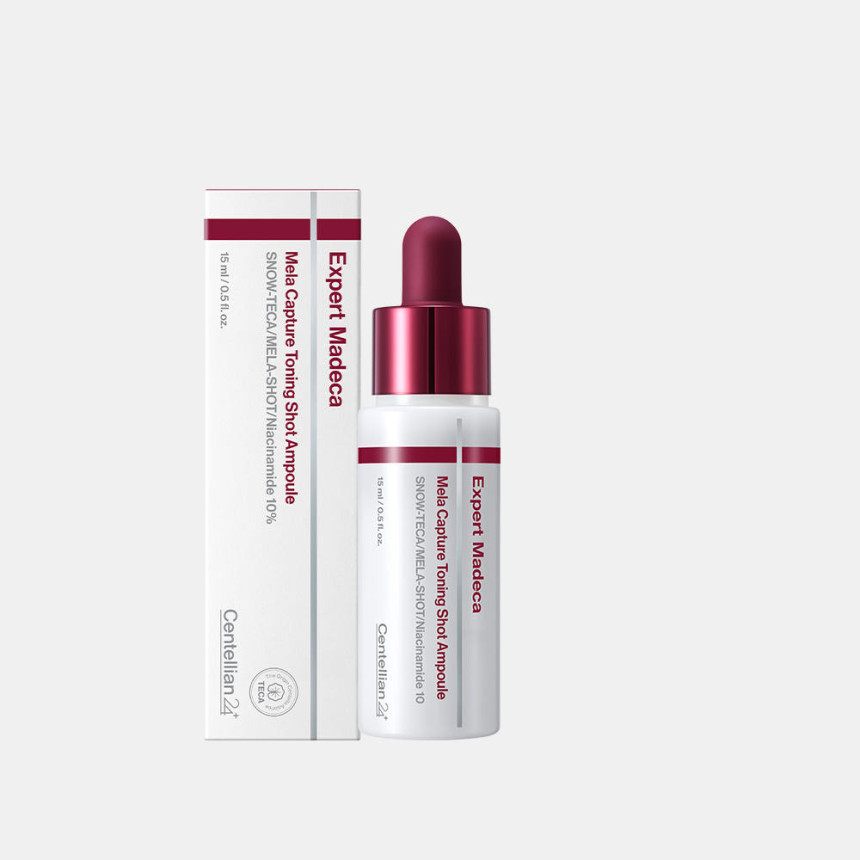 동국제약 센텔리안24 마데카 멜라캡처 토닝샷 앰플 15ml 1개 / 기미 잡티 멜라닌 피부 미백에 도움, 나이아신아마이드 마데카멜라캡쳐