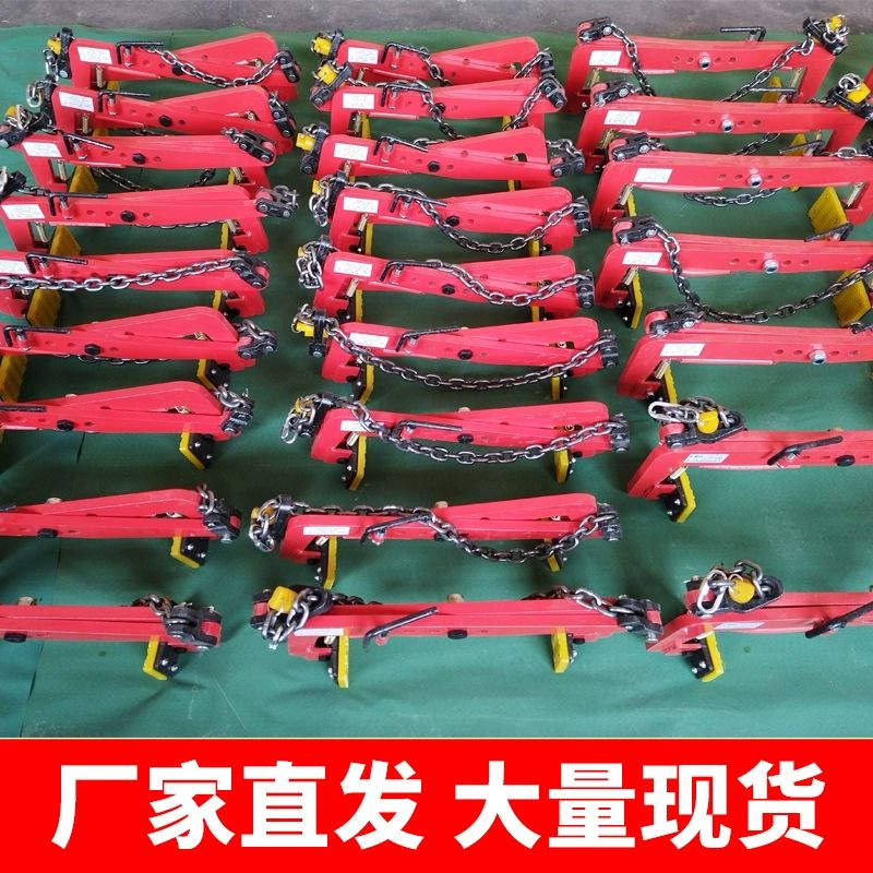휴대용 보강토 경계석 집게 운반기 수동 클램프 돌집게 연그레이 손잡이 개방 6-18cm - 상세 이미지 4