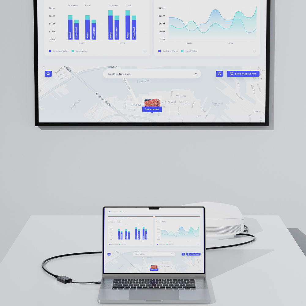 벤션 C타입 USB to HDMI 영상 변환 컨버터 어댑터 ACYHB - 상세 이미지 3