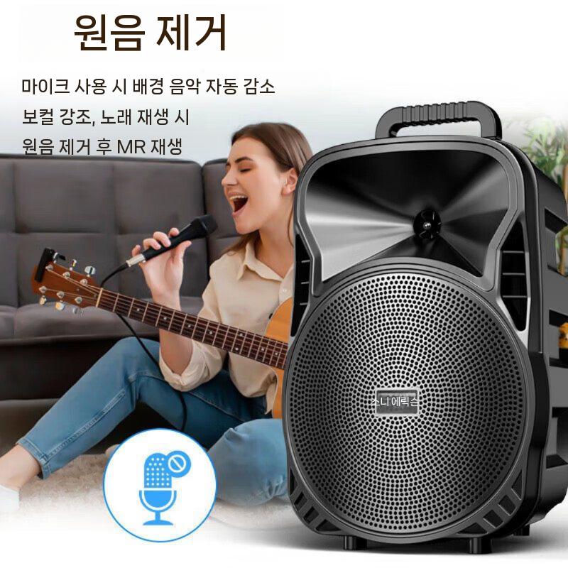 외부 야외 앰프 스피커 블루투스 휴대용 사운드바 무선 컴퓨터 스탠드 게이밍 카페 캠핑 PC - 상세 이미지 4