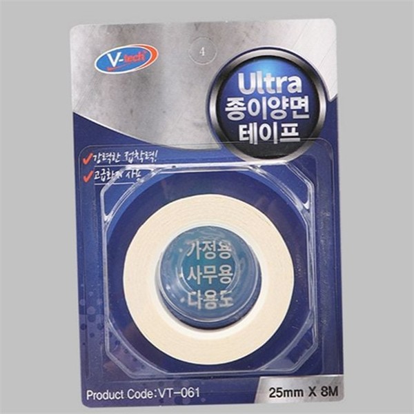 문구용 종이 양면 테이프 초강력 양면 테이프 다용도 접착 간편한 - 상품 이미지