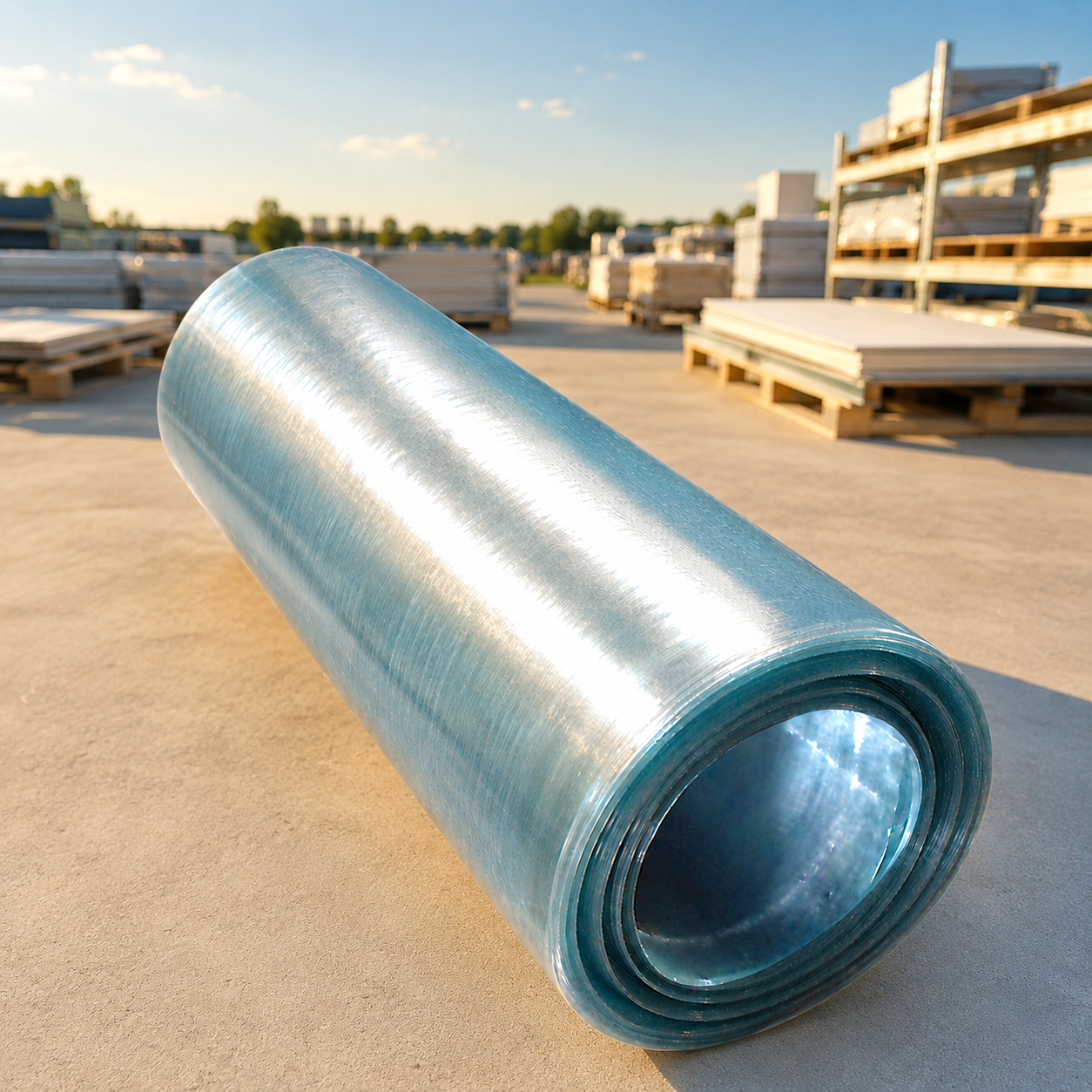 FRP 채광 투명 지붕패널 유리섬유 차열 자외선차단 카포트 온실 시트 - 상품 이미지