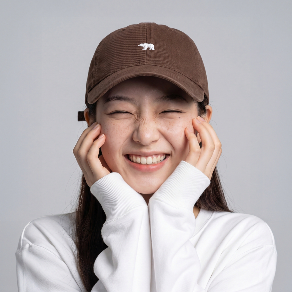 얼굴작아보이는 볼캡 미니베어 깊은 모자 대두 러닝 이미지 7