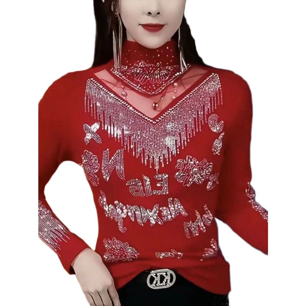 연습복 민소매 메쉬 댄스복 루즈핏 반팔티셔츠 여성 여름 이너 레이어드 여자 나시 빅사이즈 - 상품 이미지