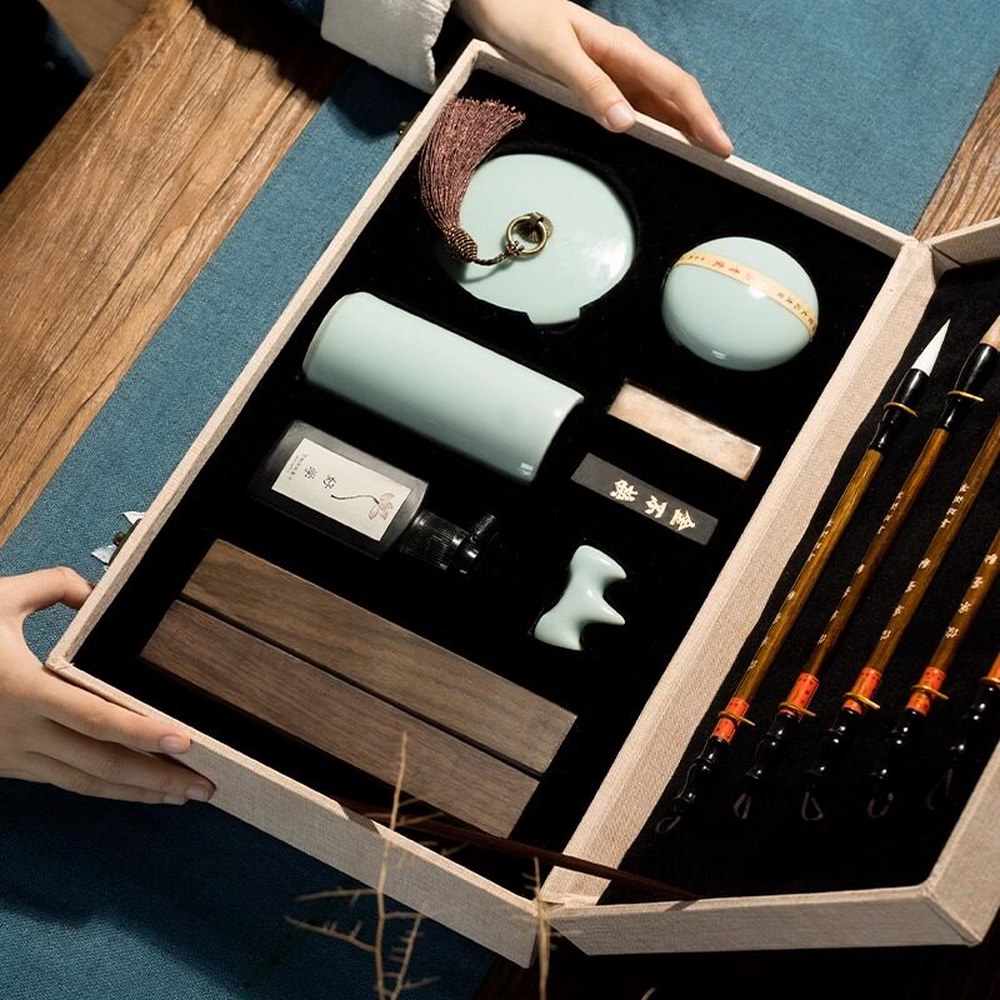 세트 군채행기 문구 하프클럽/ 서예 771 대형 가용 소형 캘리그라피문구 미술붓세트 젠체 스타즈 베이직 - 상세 이미지 3
