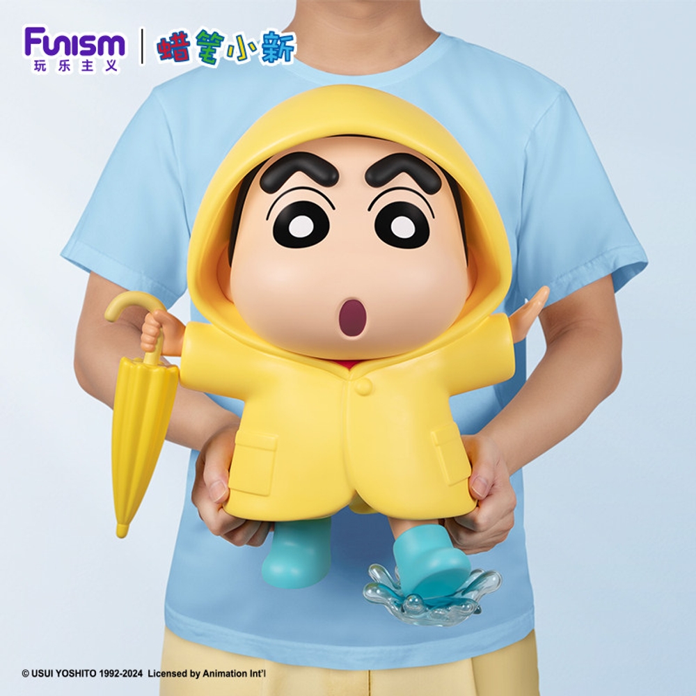 퍼니즘 짱구 대형 피규어 41cm 레인코드시리즈 짱구는못말려 대형장식품 스탠딩 실내장식 비옷 입은 짱구 약 41cm - 상세 이미지 2