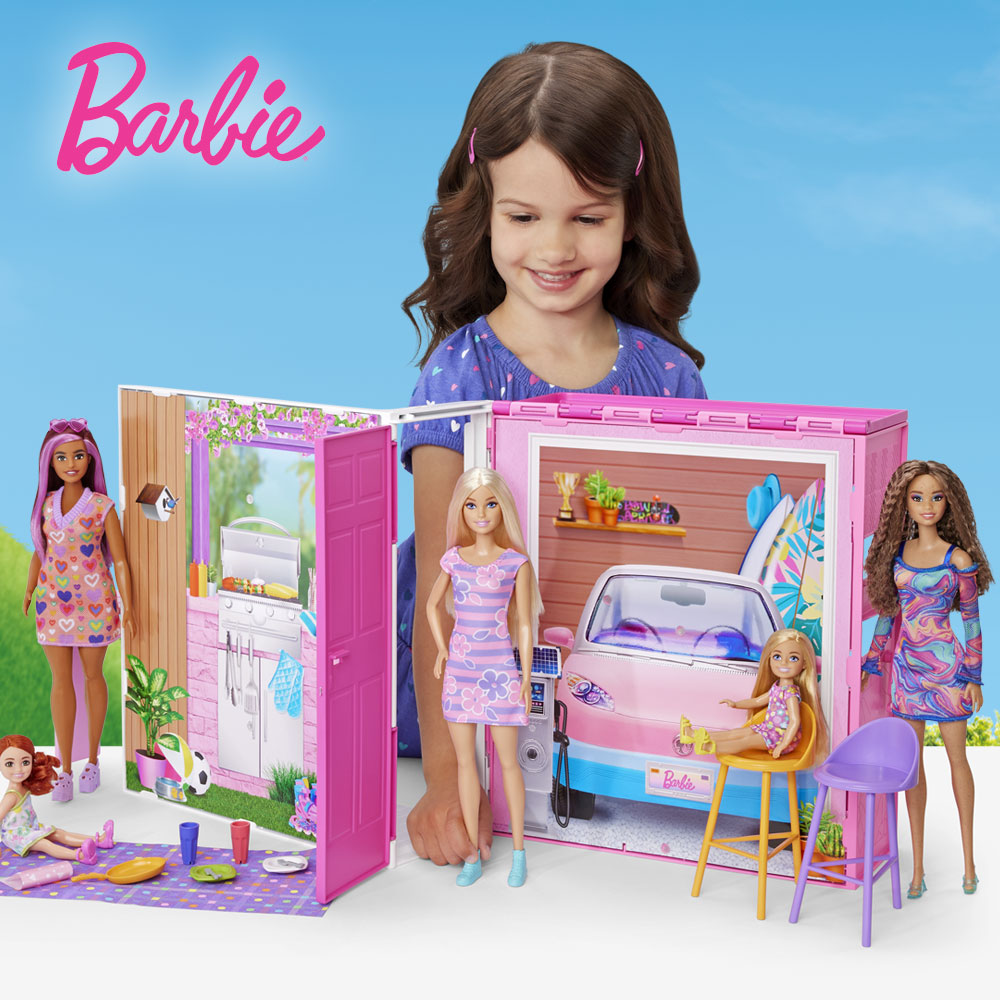 [BARBIE] 바비 패밀리 겟어웨이 하우스 플레이세트 인형놀이 가족놀이 역할놀이 여아선물 가방집 이미지 6