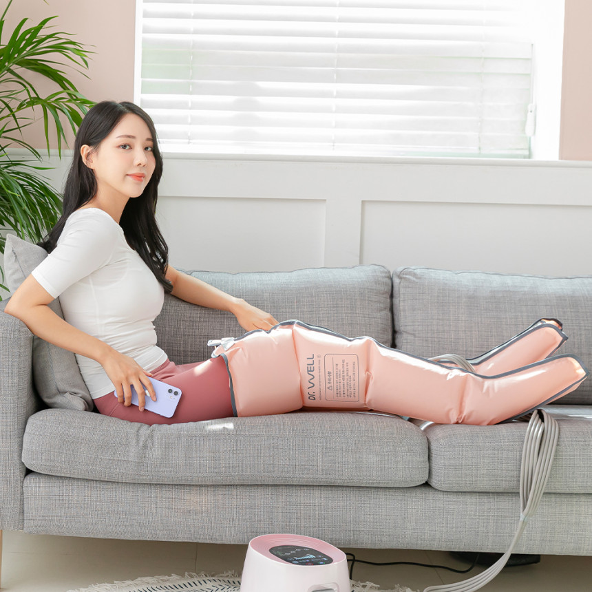 닥터웰 종아리 공기압 마사지기 다리 발 장화 안마기 뉴에어라이너 DR-5800(본체+다리) 사진 4