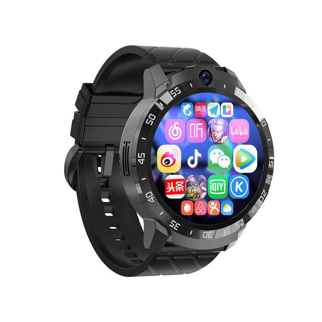 남자 스포츠 smartwatch nfc 배터리 W10 B 용 셋 모니터링 4g 128g 비상충전창 배달 - 상품 이미지