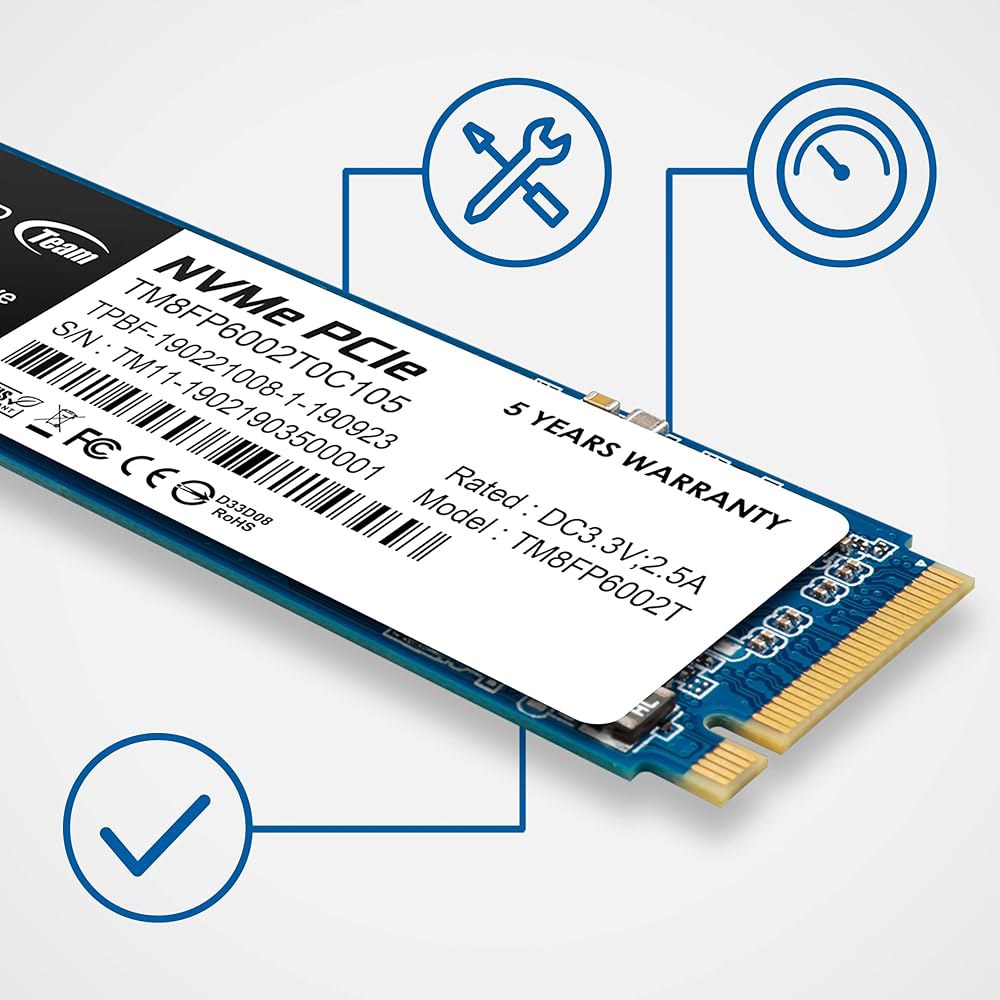 TEAMGROUP MP33 512GB SLC 캐시 3DNAND TLC NVMe PCIe Gen3x4 M.2 2280 내부 SSD R/W 최대 1700 /1400MB /s 호환 가능 - 상세 이미지 2