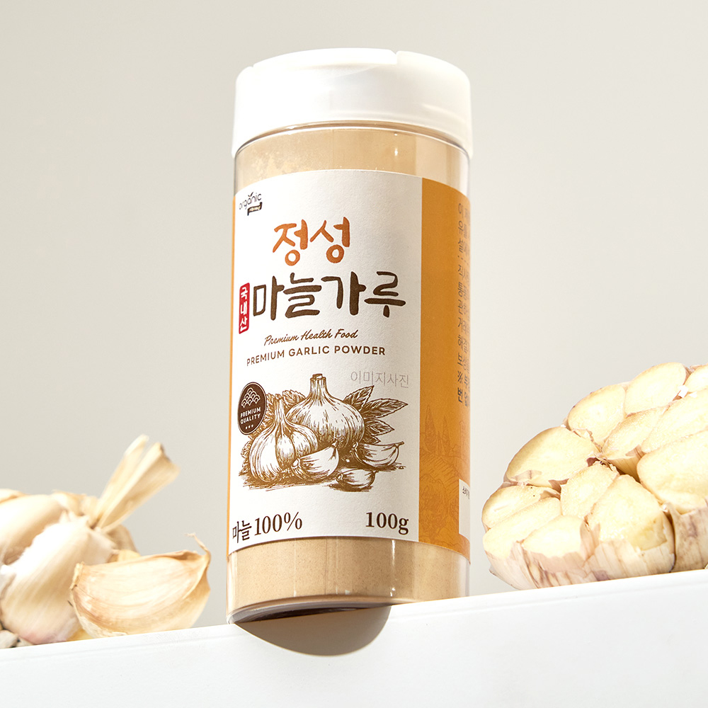 무첨가 국내산 100% 마늘 가루 갈릭 파우더 분말 100g, 1개 - 상품 이미지
