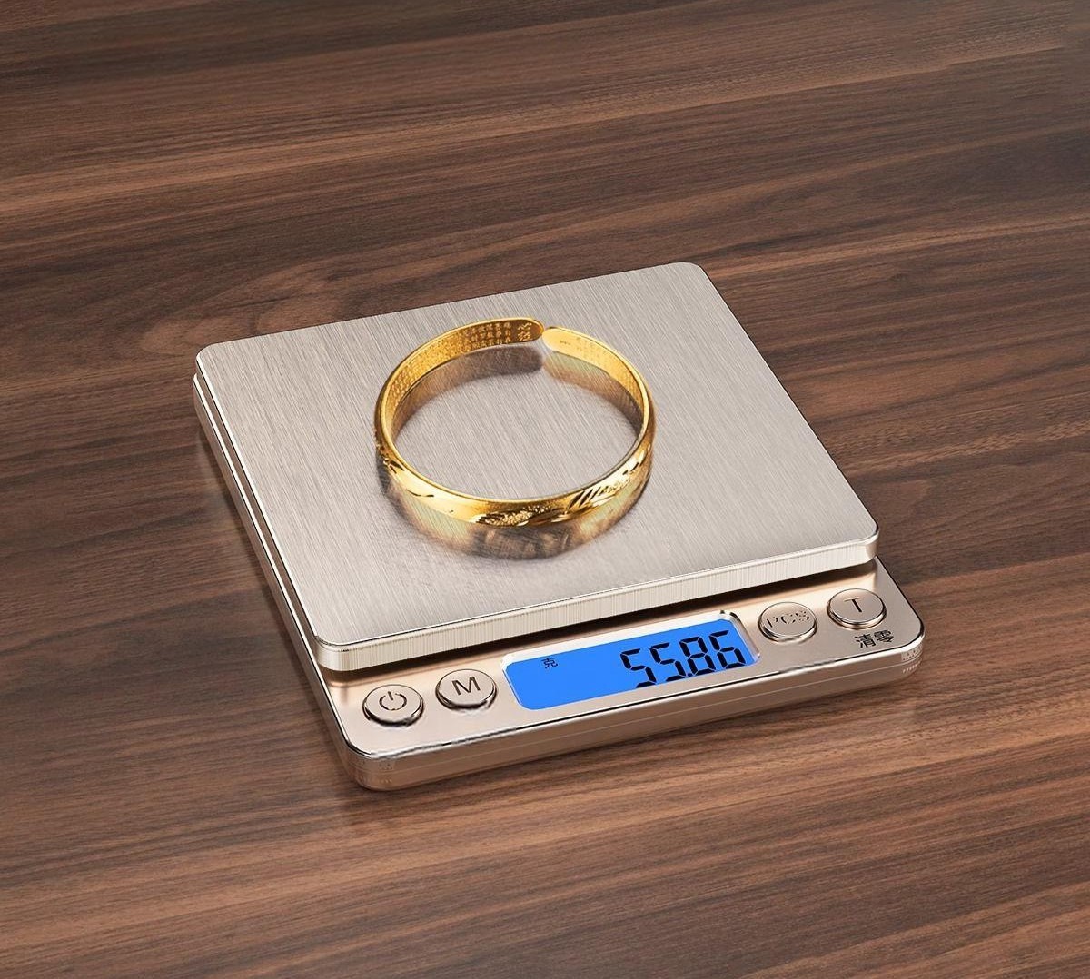 금은방저울 디지털 귀금속 금가루 측정기 무게 반지 배터리 충전식 모델 500g0.01g - 상품 이미지