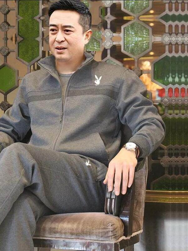 트레이닝복세트 남자 반팔 운동복 중년 상하의세트 아빠 팬츠 반바지 바지 남성 츄리닝 헬스 7713 다크 그레이 투피스 세트 M 170 50 - 60kg - 상세 이미지 3