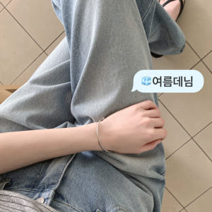 [자체제작] (국내제작) 워싱 2기장 와이드 데님 진 ps5854 착용 후기 | 사이즈/핏 총정리 - 상품 이미지 2