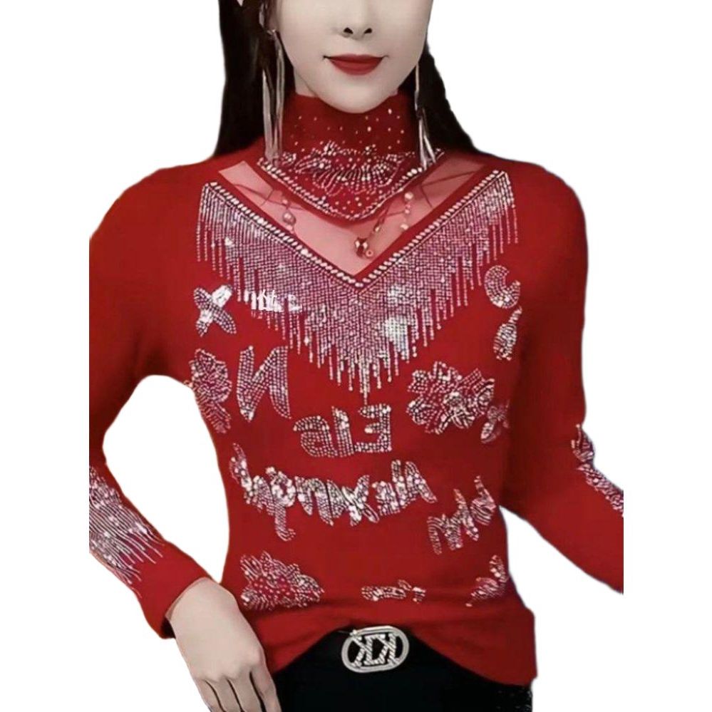 연습복 루즈핏 무대복 댄스복 민소매 반팔티셔츠 메쉬 여성 여름 이너 레이어드 여자 나시 - 상품 이미지