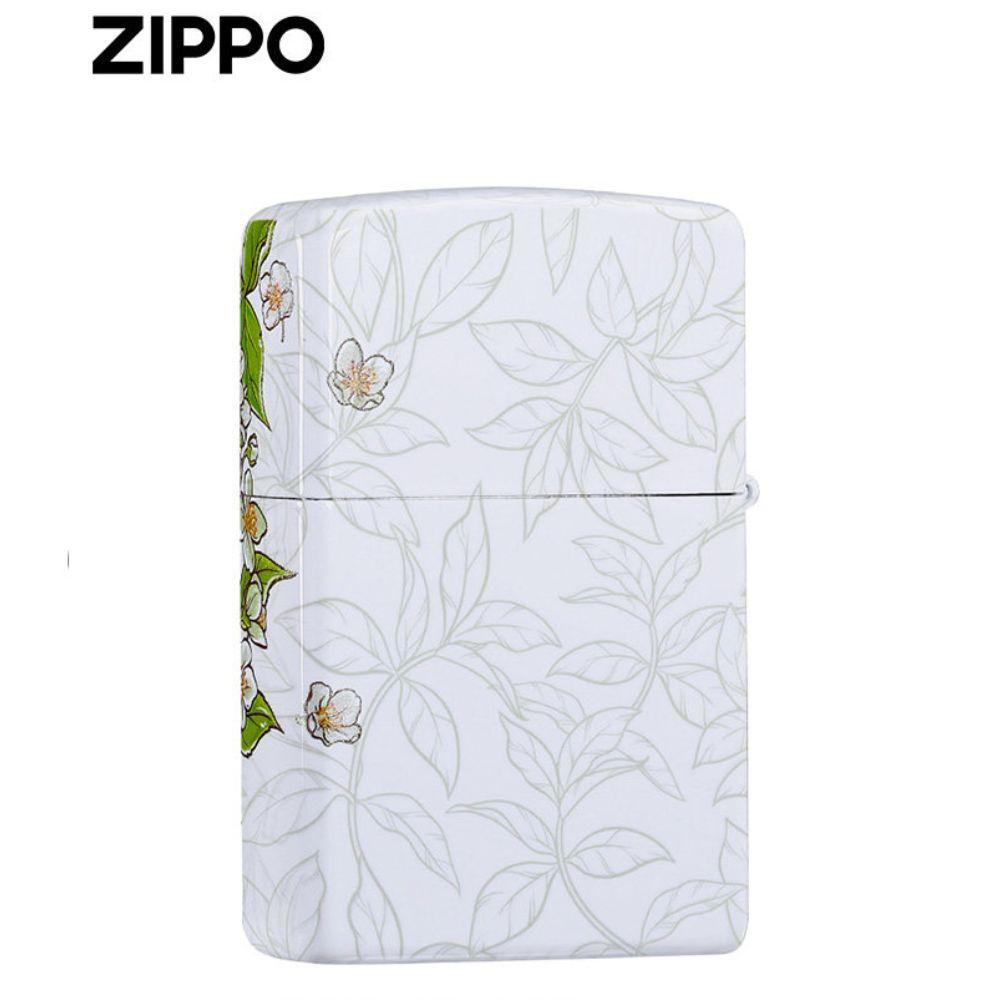 ZIPPO 라이터 자스민 방풍 기름 오일 일러스트 클래식 - 상세 이미지 3