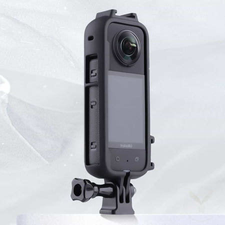 JDstore 인스타360 X3 호환 콜드슈 범퍼 케이스 조명 셀카스틱 셀카봉