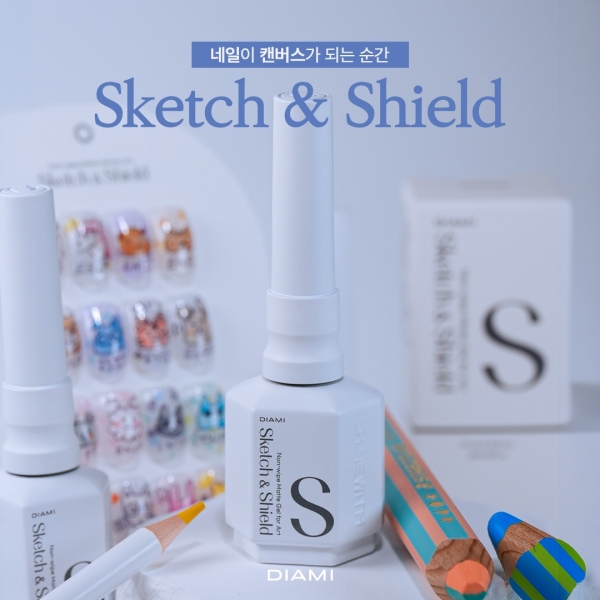 다이아미 스케치 & 쉴드매트젤 (논와이프) - 상품 이미지