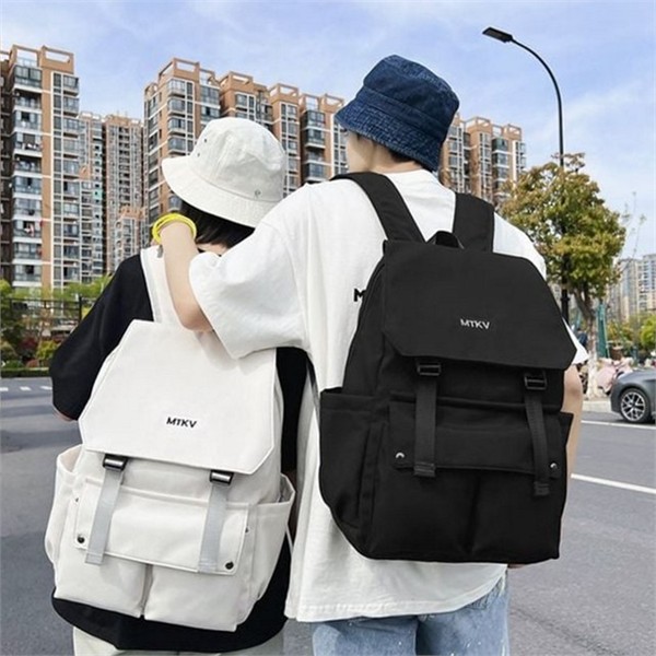 빅사이즈 캐주얼 백팩 남학생 남성 백팩 여행 수납 - 상품 이미지