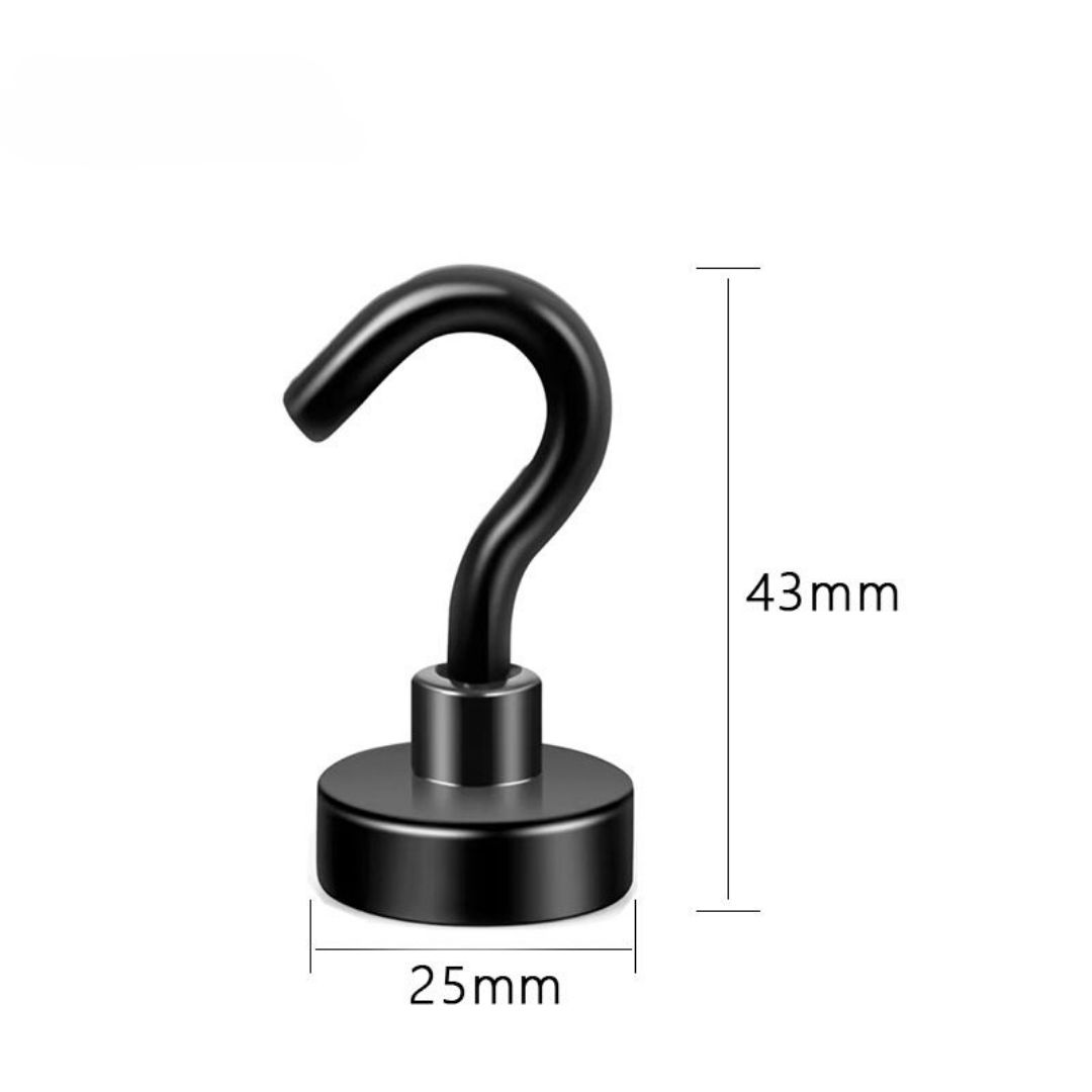 초강력 네오디움 블랙 자석 홀더 네오디뮴 고리 원형, 25mm - 상품 이미지