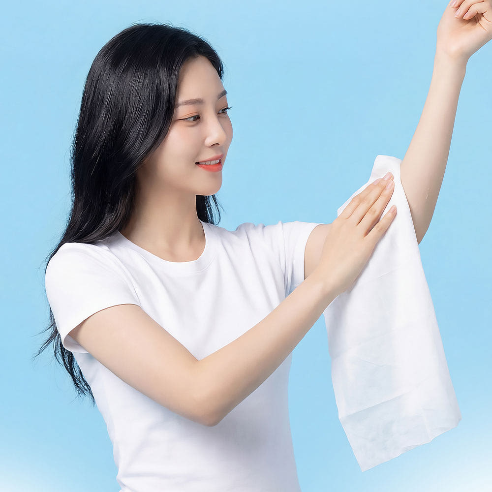 프렌즈 일회용 샤워타올 특대형 70x30cm 여행용 수건 샤워티슈 12개 - 상세 이미지 3