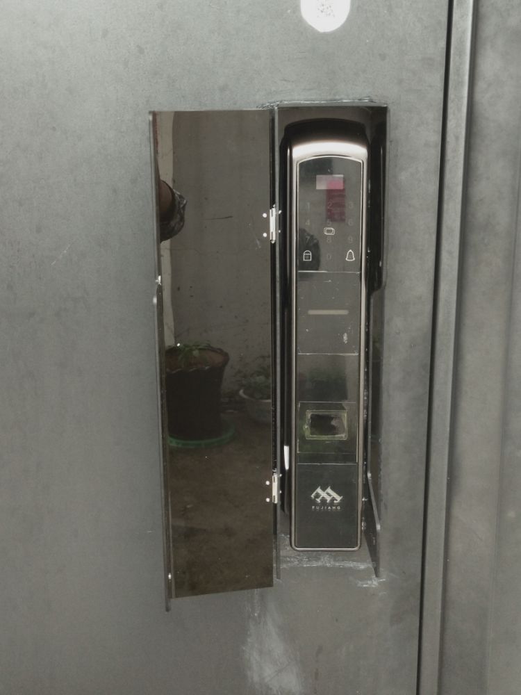 도어락 커버 빗물 고장방지 전자키 투명 보조키 초인종 가림막 번호키 덮개 현관 인터폰 - 상세 이미지 4