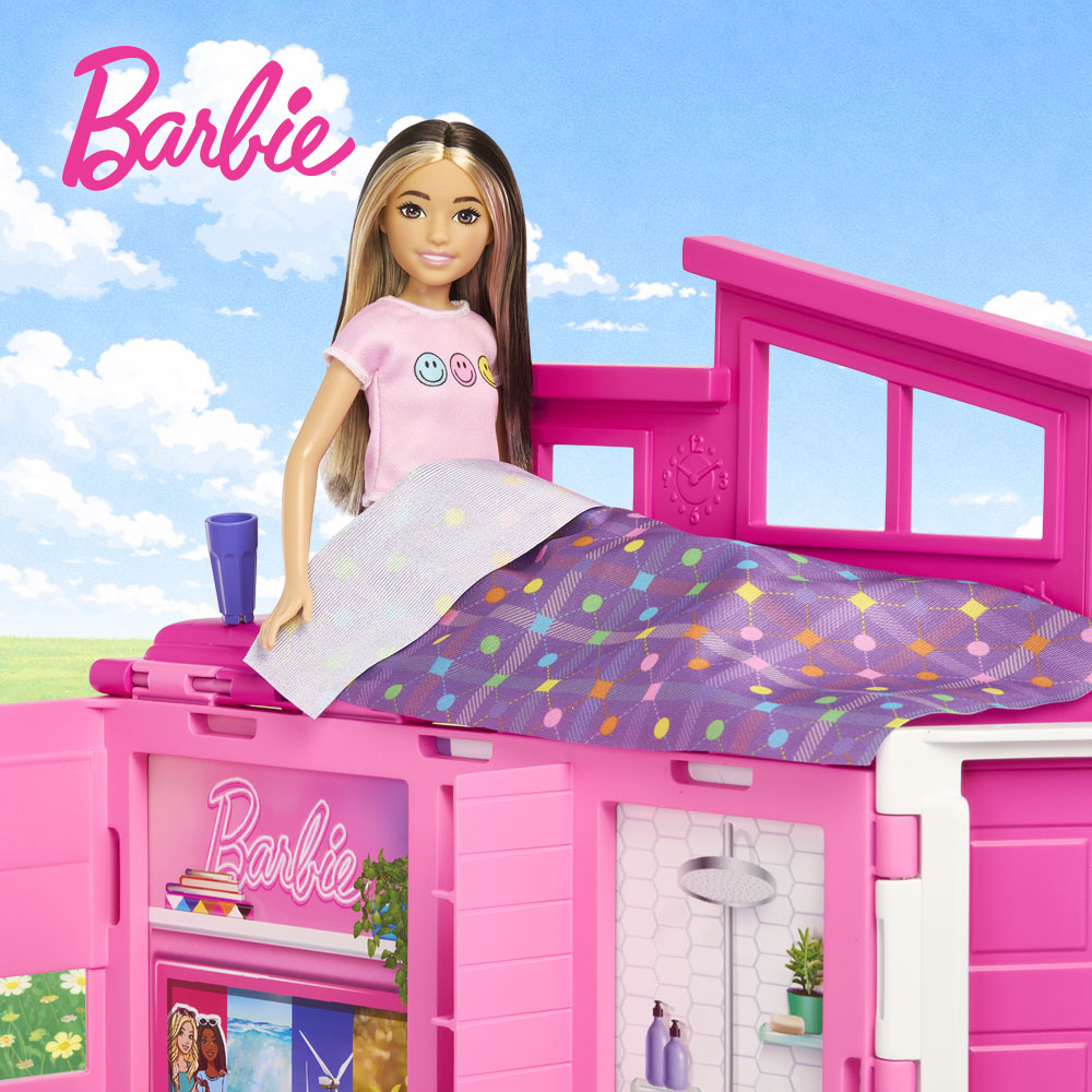 [BARBIE] 바비 패밀리 겟어웨이 하우스 플레이세트 인형놀이 가족놀이 역할놀이 여아선물 가방집 - 상세 이미지 4