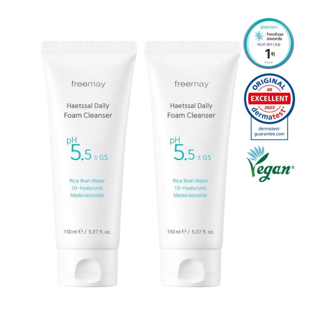 프리메이 햇쌀 데일리 폼 클렌저 150ml, 2개 - 상품 이미지