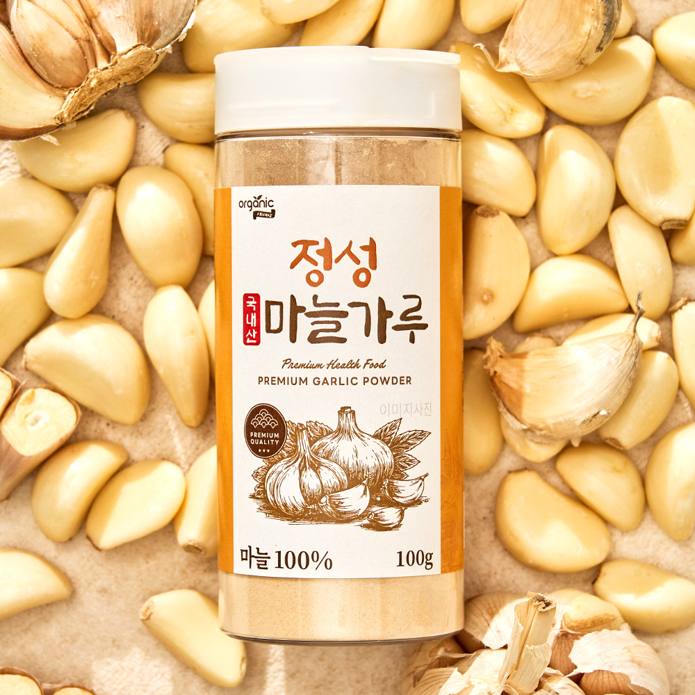 무첨가 국내산 100% 마늘 가루 갈릭 파우더 분말 100g, 1개 - 상세 이미지 4