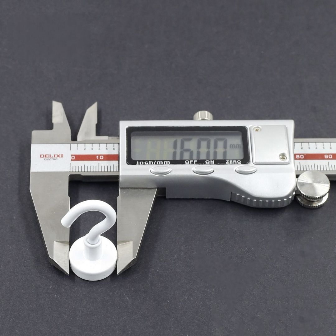 초강력 네오디움 화이트 자석 홀더 네오디뮴 고리 원형, 16mm - 상품 이미지