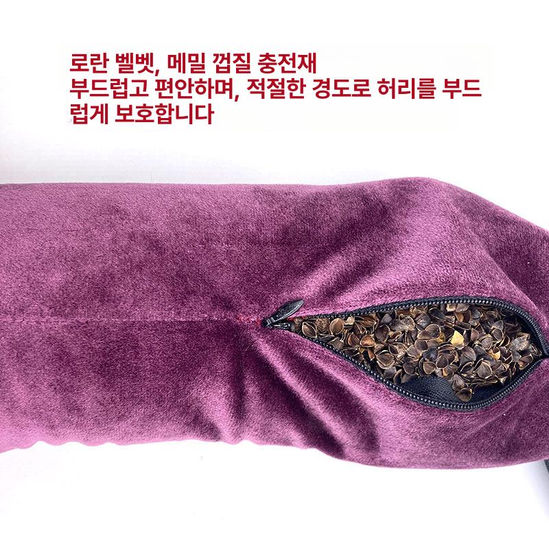 성인용 요추 견인기 허리 보호 스트레칭 밴드 하중 운동기구 [풀링 링 없음+후크] 퍼플 풀업 바 없음 대형 - 상세 이미지 4