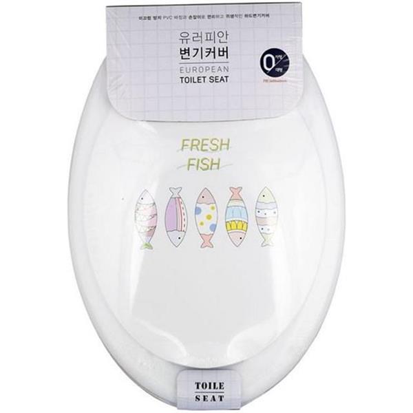모던 대형 변기 커버 손잡이형 하드 변기 시트 국산 교체 - 상품 이미지