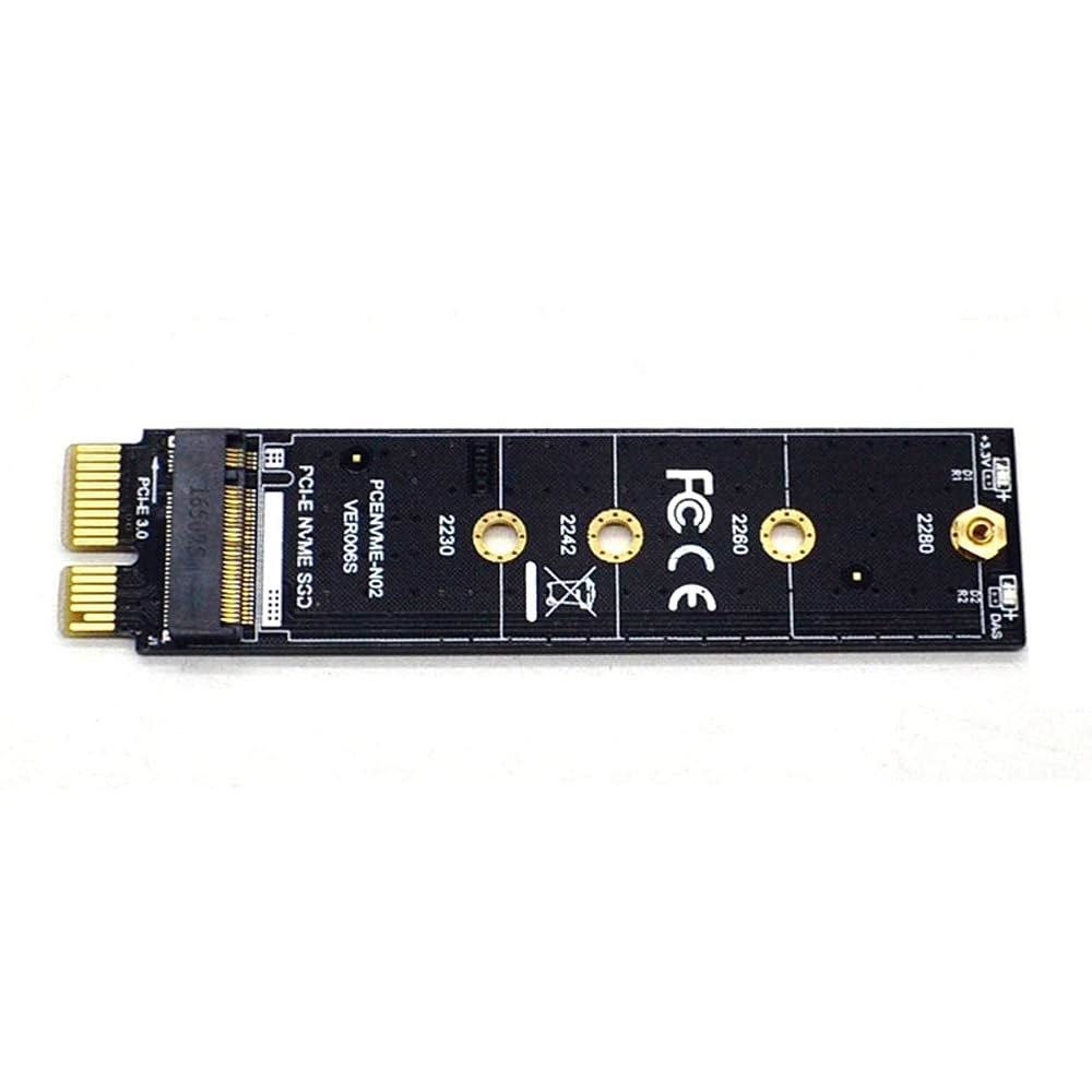 M.2 PCIe 어댑터, M 키 NVME SSD에서 PCI Express 3.0 X1 호스트 컨트롤러 확장 카드, 2230 2242 2260 2280 SSD 지원(SATA 제외) - 상품 이미지