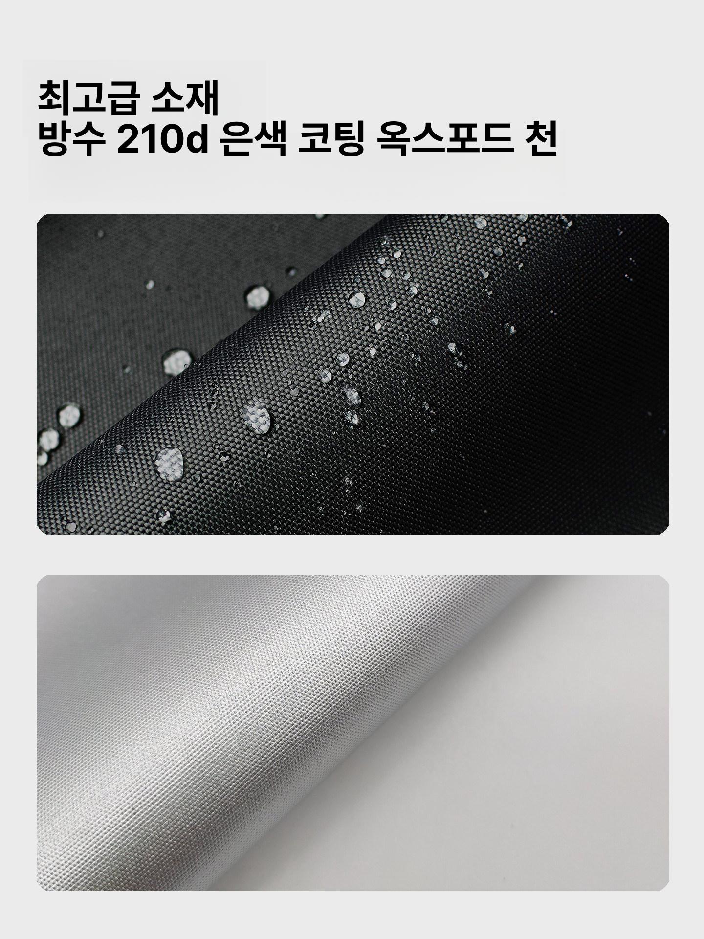 전동차 커버 4륜 대형 전동카 골프카 구동 두꺼운 블랙 스몰 140 x 66x91cm - 상세 이미지 4