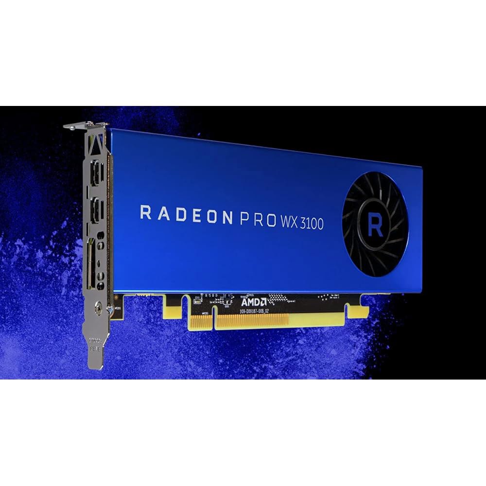 AMD 라데온 프로 WX 3100 그래픽 카드 - 1.22GHz 코어 4GB GDDR5 하프-길이 싱글 슬롯 공간 필요 - 상세 이미지 3