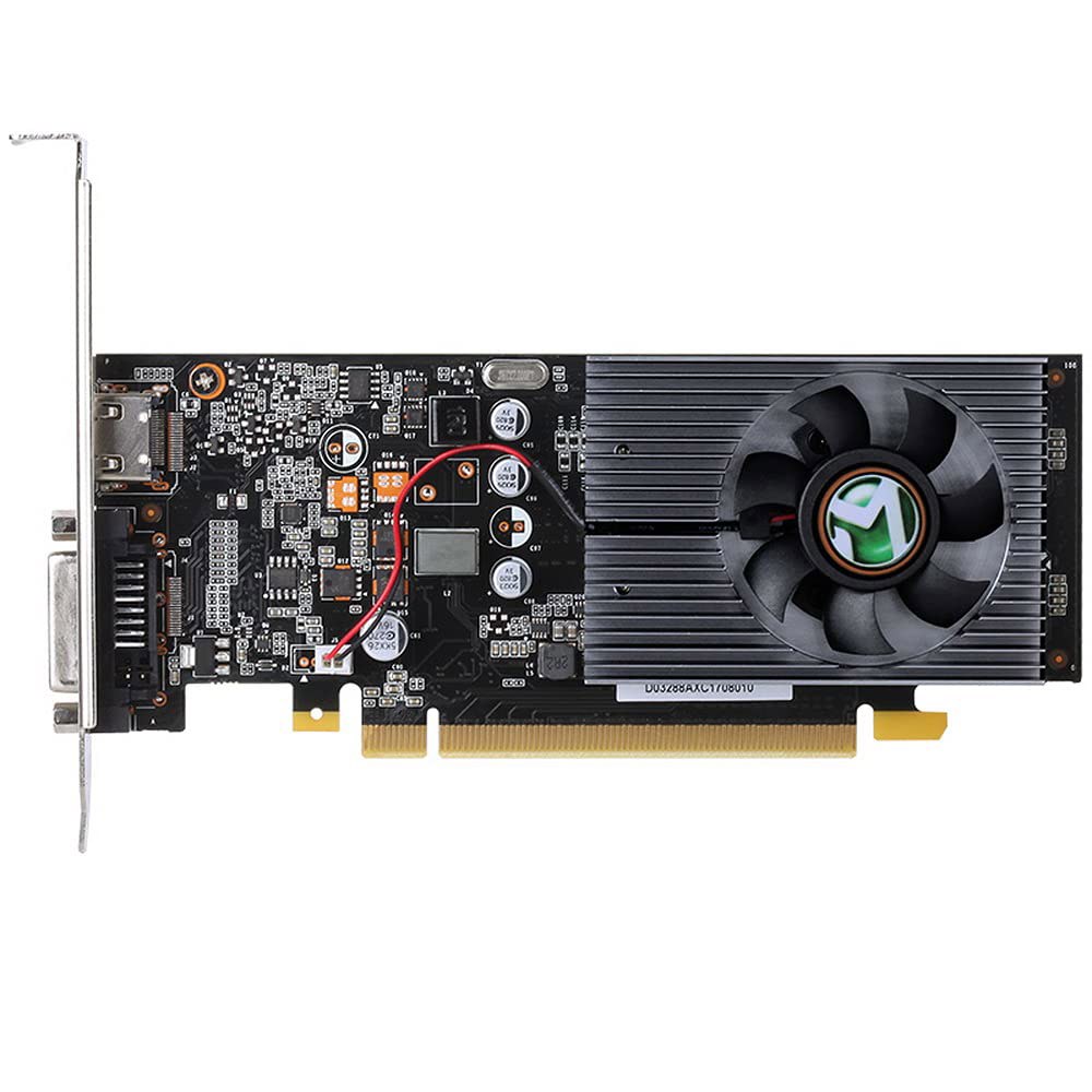 Maxsun GEFORCE GT 1030 2GB GDDR5 64비트 비디오 그래픽 카드 GPU PCIe 3.0 DirectX 12 ITX HDCP DVI HDMI SFF 로우 프로 - 상세 이미지 2