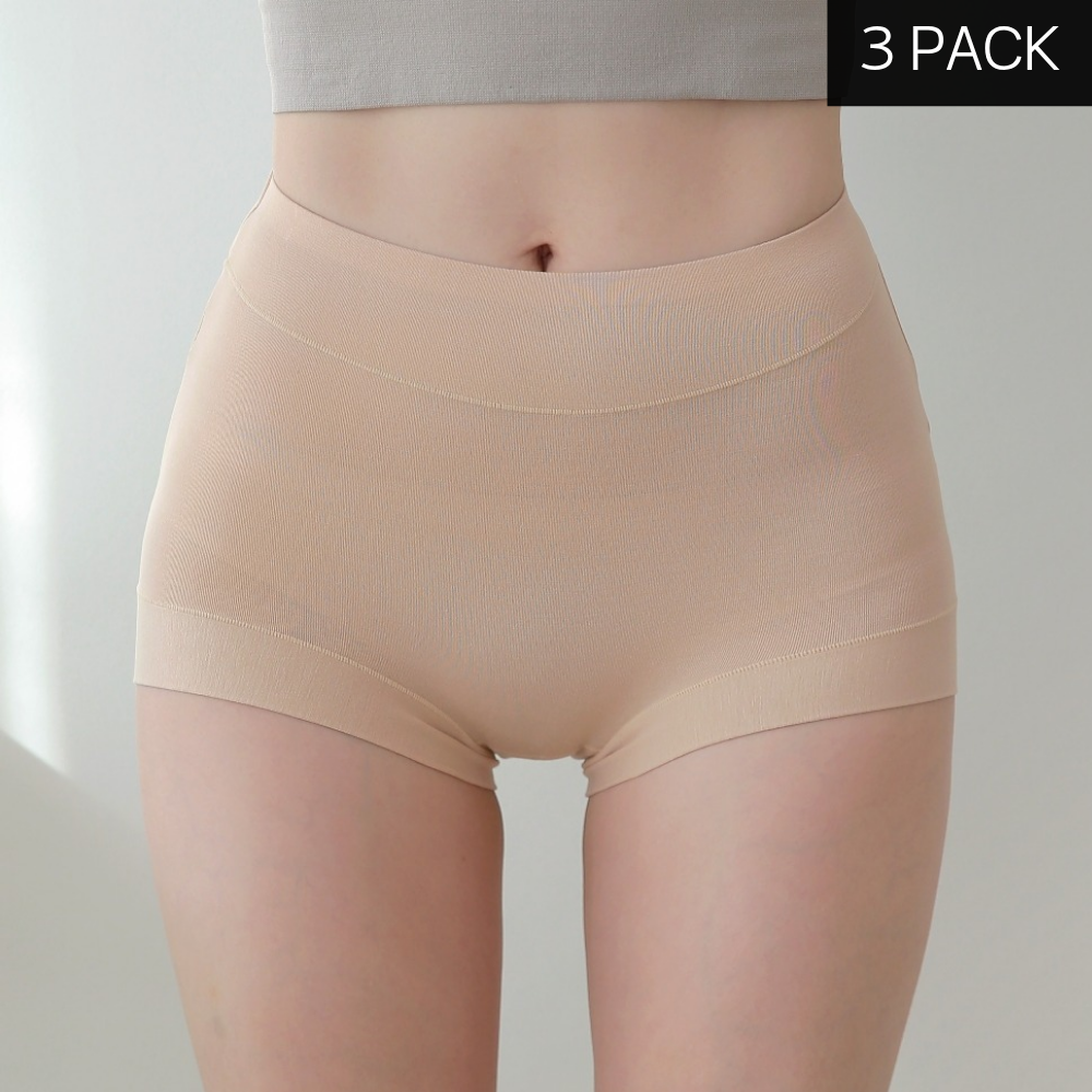 여성 면 팬티 심리스 삼각 모달 팬티 3PACK - 상품 이미지