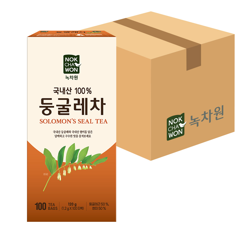 녹차원 둥굴레차 100개입, 6개 - 상품 이미지