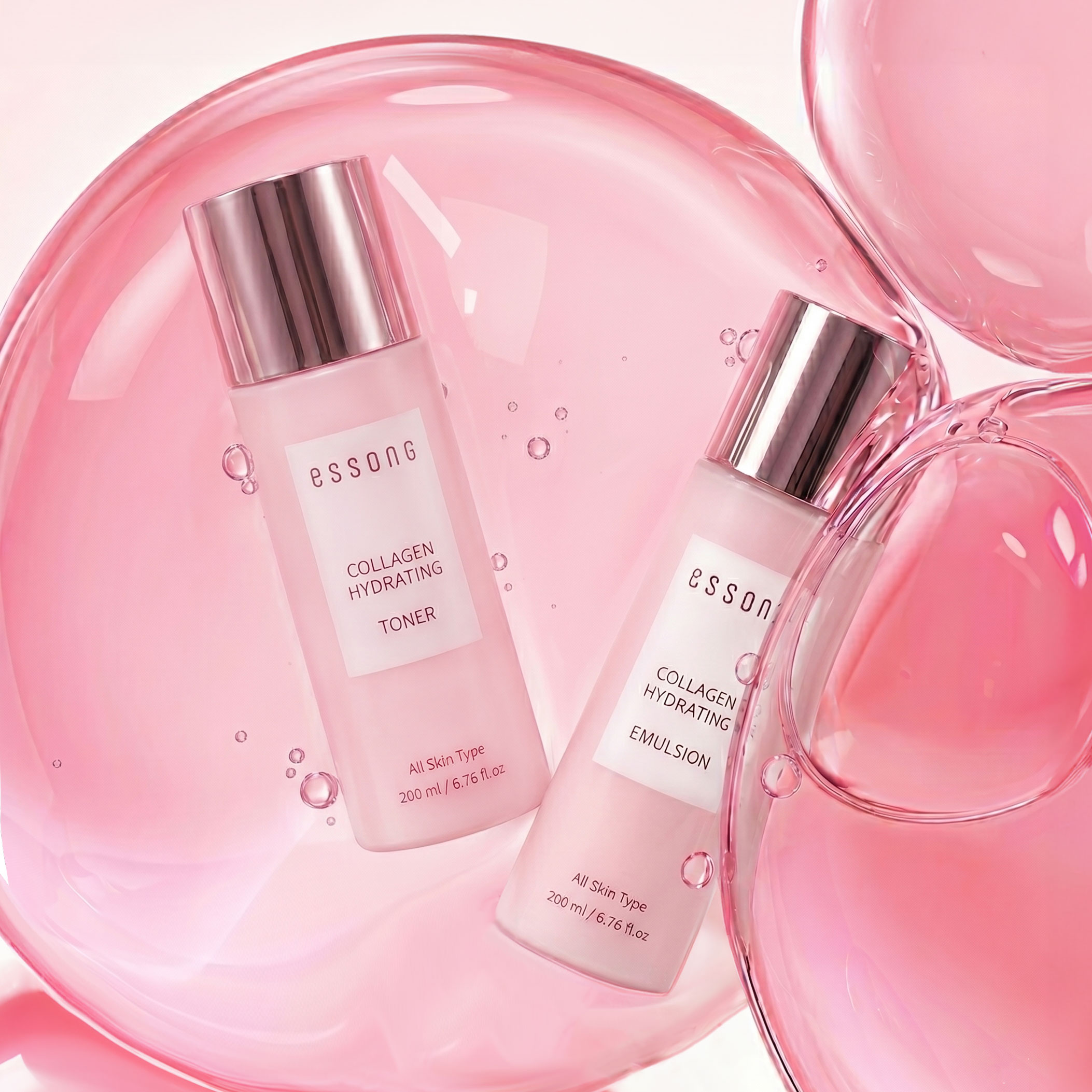 에숑 콜라겐 하이드레이팅 에멀젼 200ml + 토너 30ml 기획 세트 - 상세 이미지 2