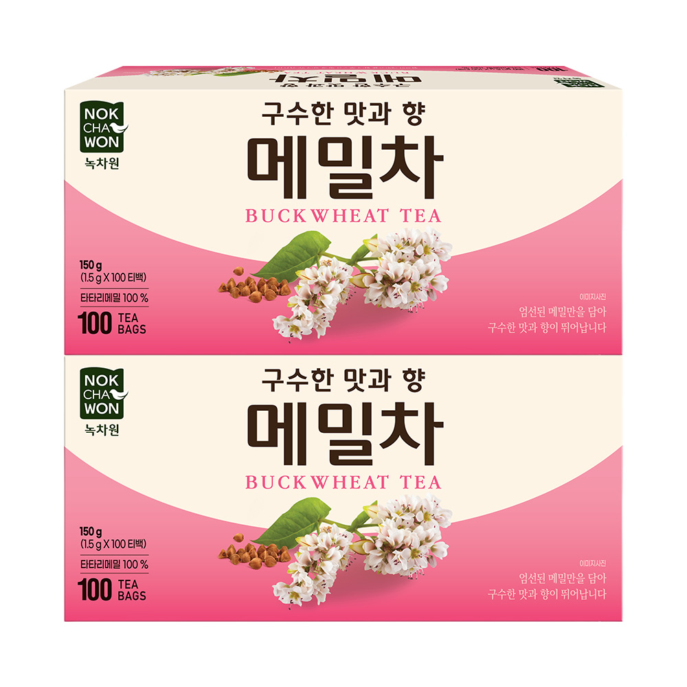 녹차원 메밀차 100개입, 2개 - 상품 이미지